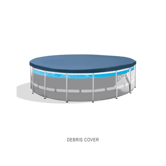 Intex 4.27M x 1.07M Clearview Prism Frame Pool with Panoramic Window and Filter Pump for Family Backyard Fun - 26722