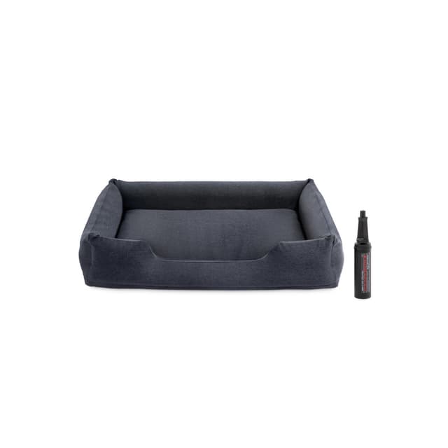Intex Medium Inflatable Pet Bed with Hand Pump 97cm x 74cm x 23cm Shredded Foam Fill for Comfortable Travel Rest - 48702
