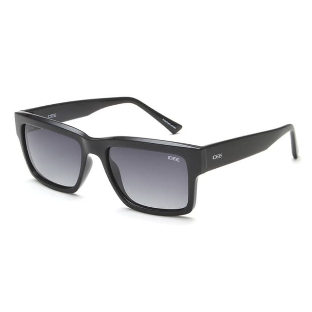 IDEE Unisex Polarized Gradient Blue Lens Sunglasses Full Frame Rectangular Shape 55-18-143mm Tortoise Brown Plastic Frame CR39 Lens - S2902C2P