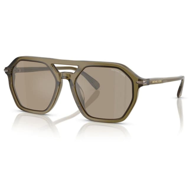 MICHAEL KORS Unisex Sunglasses MK2251U 40127I Mirrored Olive Lens