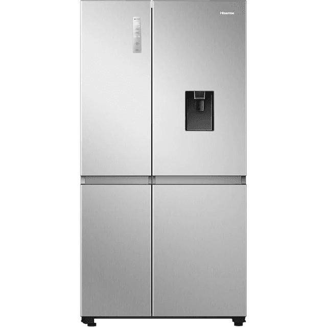 Hisense 869L Side by Side Refrigerator RS3N668SMI3 Non-Plumbed Water Dispenser, Dual Temp Control Zone, Inverter Compressor, Multi Air Flow