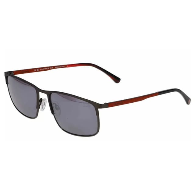 Jaguar Men Polarized Sunglasses 37821 4200 Mirrored Grey Lens