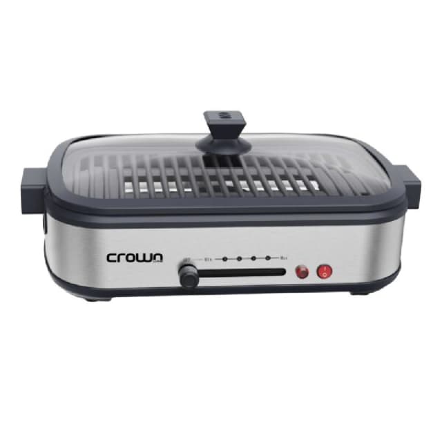 Crownline Electric Smokeless Grill 1800W 5000RPM Stainless Steel GR-440