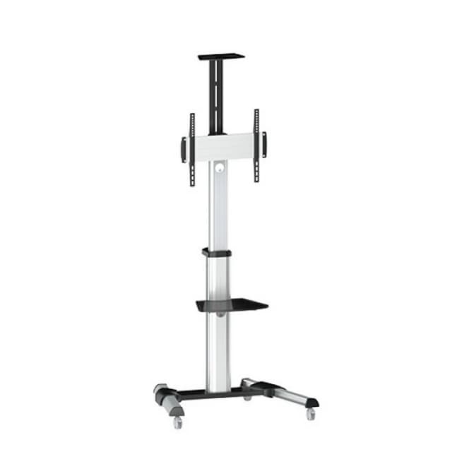 Orca Premium TV Cart TTV04-46TW, for 37 Inch to 70 Inch TV, Black & Grey