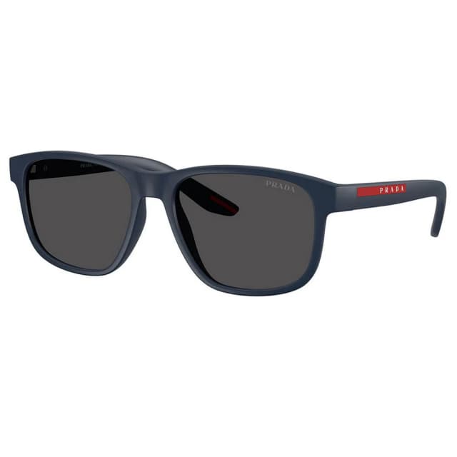 PRADA, SPS 06Y TFY-06F, Men Sunglasses, Full Frame, Gradient Grey Lens, Plastic Frame, Blue
