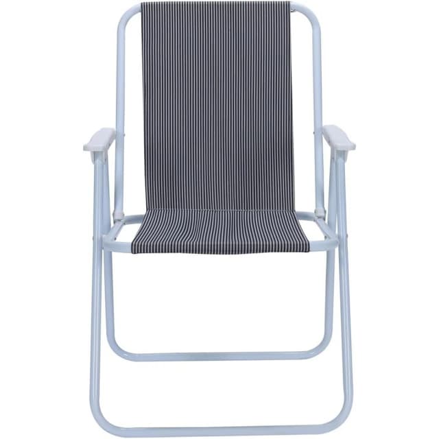 Delcasa DC2192 Camping Chair, Portable Foldable Outdoor Chair, Padded Seat & Backrest, Lightweight, Durable Iron & Oxford Fabric, Multicolor