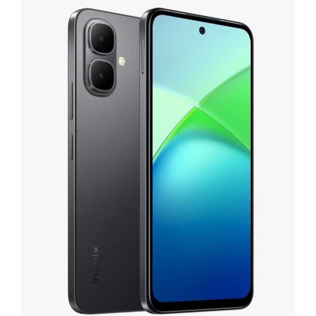 Infinix Smart 10 6.67 inch LCD, 128GB Storage, 4GB RAM, 5000mAh Battery, Dual SIM 4G Smartphone Black , Middle East Version