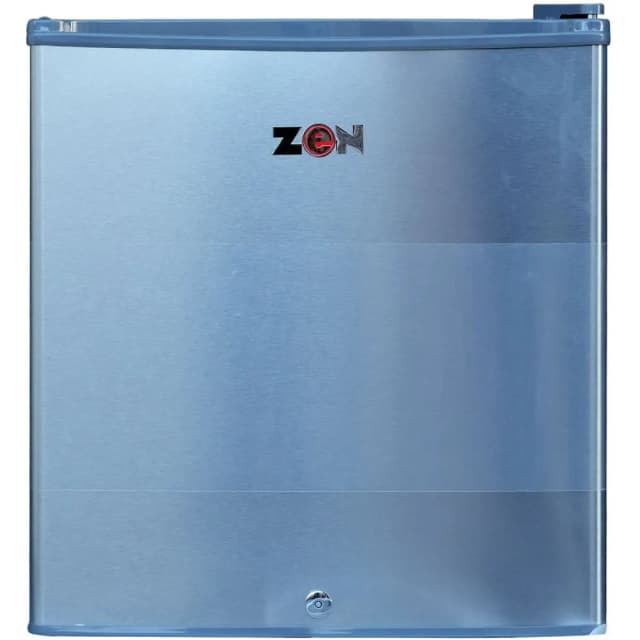 Zen Single Door Refrigerator 60L Compact Silver Manual Defrost ZR60S
