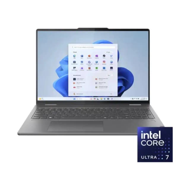 Lenovo Yoga 7i 2-in-1 Laptop 16-inch 2K Touchscreen, Intel Core Ultra 7 155U, 16GB RAM, 1TB SSD, Windows 11 Home, Storm Grey