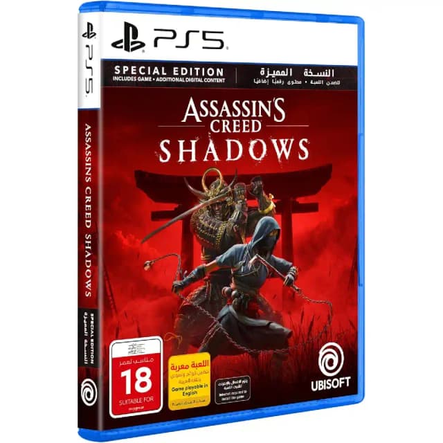 Ubisoft Assassins Creed Shadows Special Edition PS5 - Open World RPG Game Set in Feudal Japan with Shinobi & Samurai Gameplay