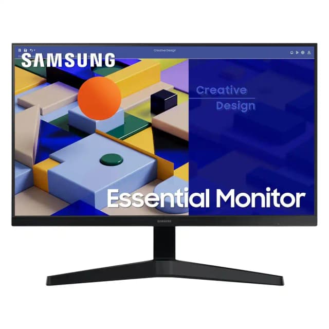 Samsung 27-Inch Essential S3 FHD IPS Borderless Monitor 75Hz AMD FreeSync HDMI Flat Display LS27C310