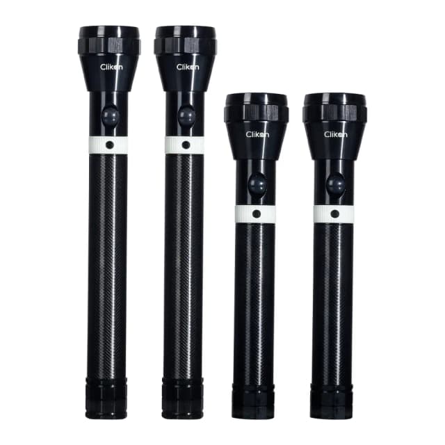 Clikon Flash Light Combo Set - High Brightness LED, Durable Construction, Portable, Multi Purpose Lighting - CK8022
