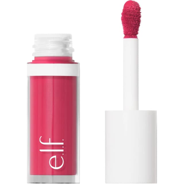 e.l.f. Camo Liquid Blush, Long-Lasting Highly Pigmented Dewy Liquid Blush for Buildable Radiant Cheek Color, 4ml - Comin In Hot Pink