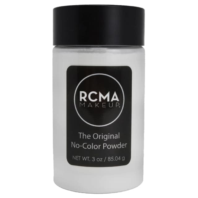 RCMA No Color Powder, Professional Loose Transparent Setting Powder with No Flashback, Shaker Top Bottle, 3 oz
