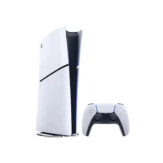 Sony PlayStation 5 Slim Digital Edition, 1TB SSD Gaming Console with DualSense Controller, White - International Version