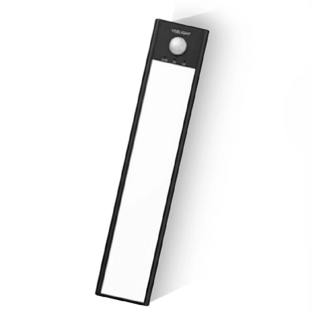 Yeelight Motion Sensor Closet Light A20, Rechargeable USB-C LED Closet Light, Black - YLBGD-0044