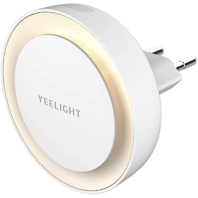 Yeelight Plug-in Light Sensor Nightlight, Warm White LED Automatic Night Light, White - YLYD11YL