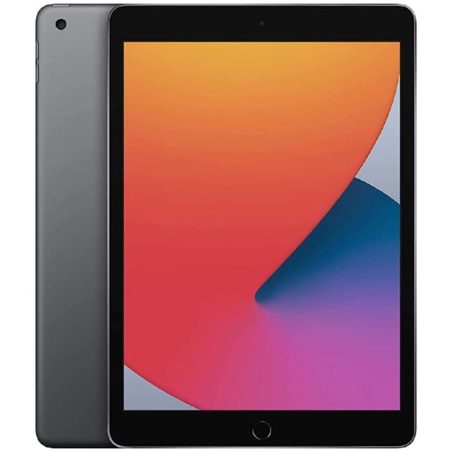 Apple iPad 8th Generation 10.2 Inch Wi-Fi Tablet - Retina Display, 32GB Storage, 4GB RAM, A12 Bionic Chip, Space Gray - 2020 - Refurbished