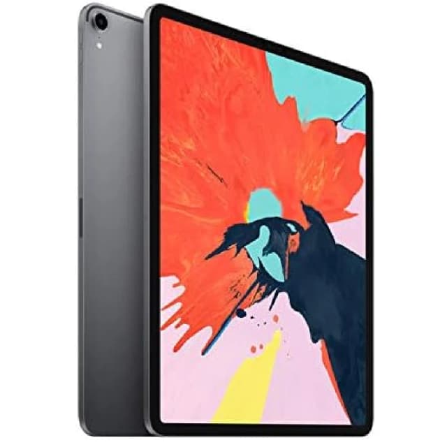 Apple iPad Pro 12.9-Inch 3rd Generation WiFi + Cellular, Liquid Retina 120Hz Display, 64GB Storage, 4GB RAM, A12X Bionic Chip, Stereo Speakers, Space Gray - 2018 - Renewed