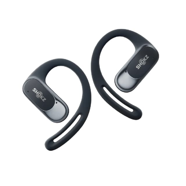 Shokz OpenFit Air True Wireless Open-Ear Earbuds with Secure Air-Earhook, IP54 Water Resistance & 28-Hour Battery Life, Black - T511-ST-BK