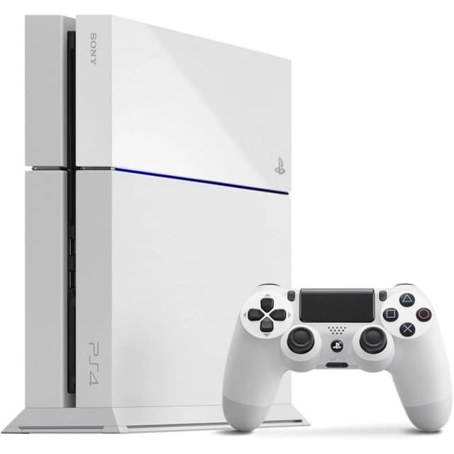 Sony Playstation 4 Console, 500GB, White - Renewed