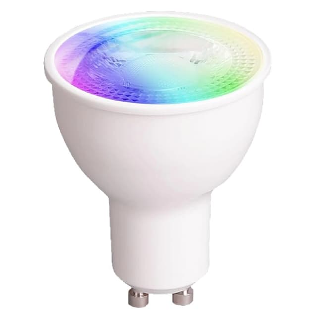 Yeelight GU10 Smart Bulb W1 Multicolor 4-Pack, Smart Wi-Fi LED Bulbs, 16 Million Colors, App & Voice Control, GU10, 4.5W - YLDP004-A