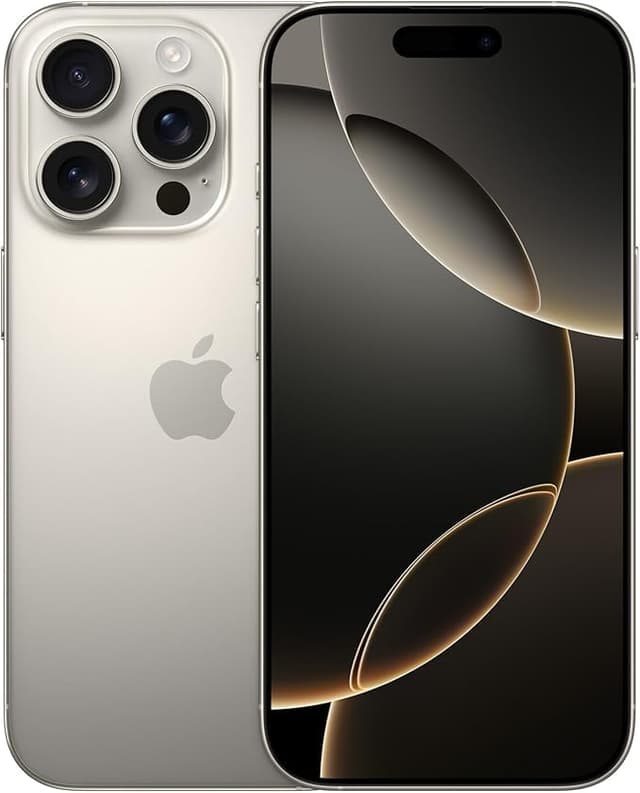 iPhone 16 Pro - 1TB Natural Titanium (Renewed)