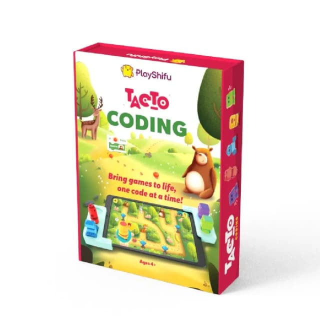 PlayShifu Tacto Coding Interactive Coding Kit with 4 Story-Based Games and 200+ Challenges, STEM Learning Toy for Kids Ages 5-10