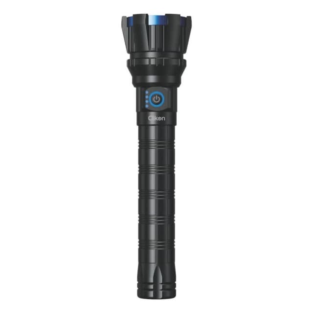 Clikon Flexbeam 60W Rechargeable LED Flashlight 2300 Lumens with Zoom Focus, 6000mAh Battery & Power Bank - CK8037