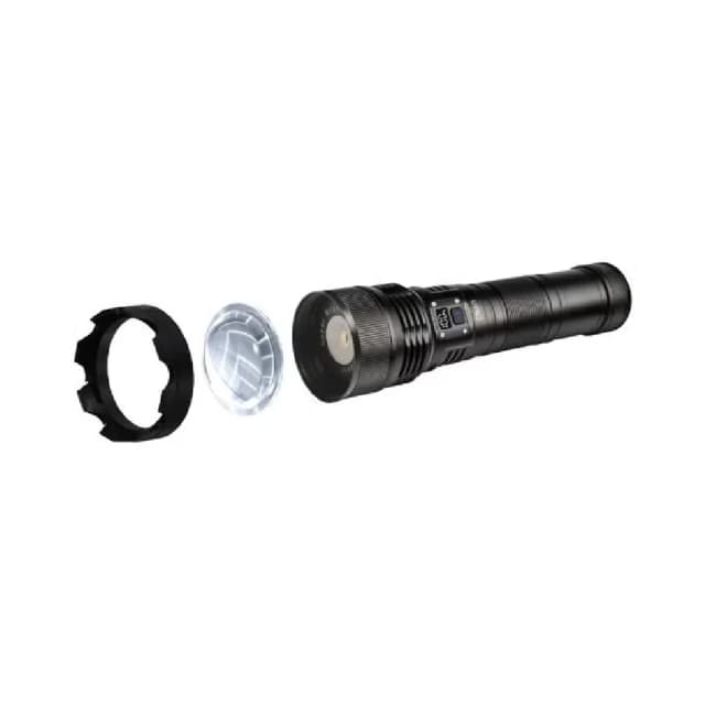 Clikon Super Power Rechargeable LED Search Light 60W, 4000 Lumens with 20000mAh Battery, Power Bank & Type-C Charging - CK8033