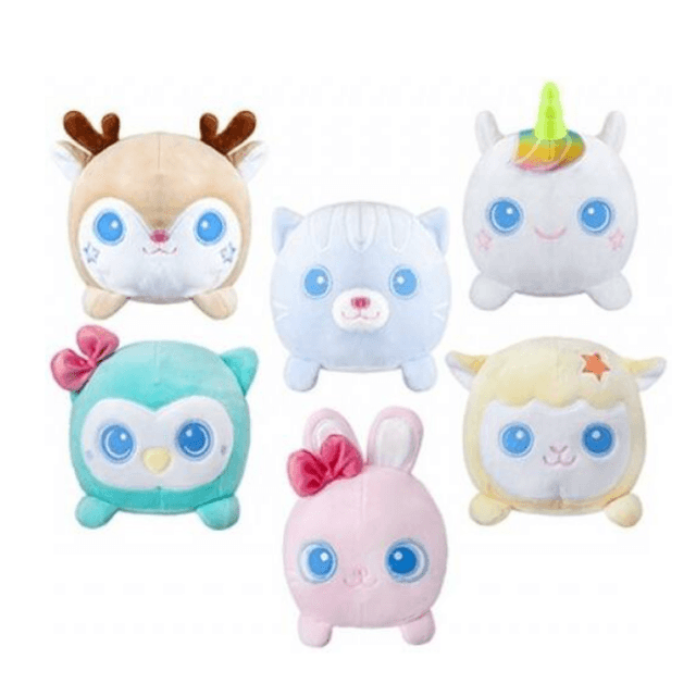 PMS - Glow-in-the-Dark Bedtime Buddies Soft Plush Toy 4-inch - Assorted 1pc, For comforting nighttime, plush toys are designed to provide both a soft, cuddly friend and a gentle Suitable for 0 Plus up - PMS453389