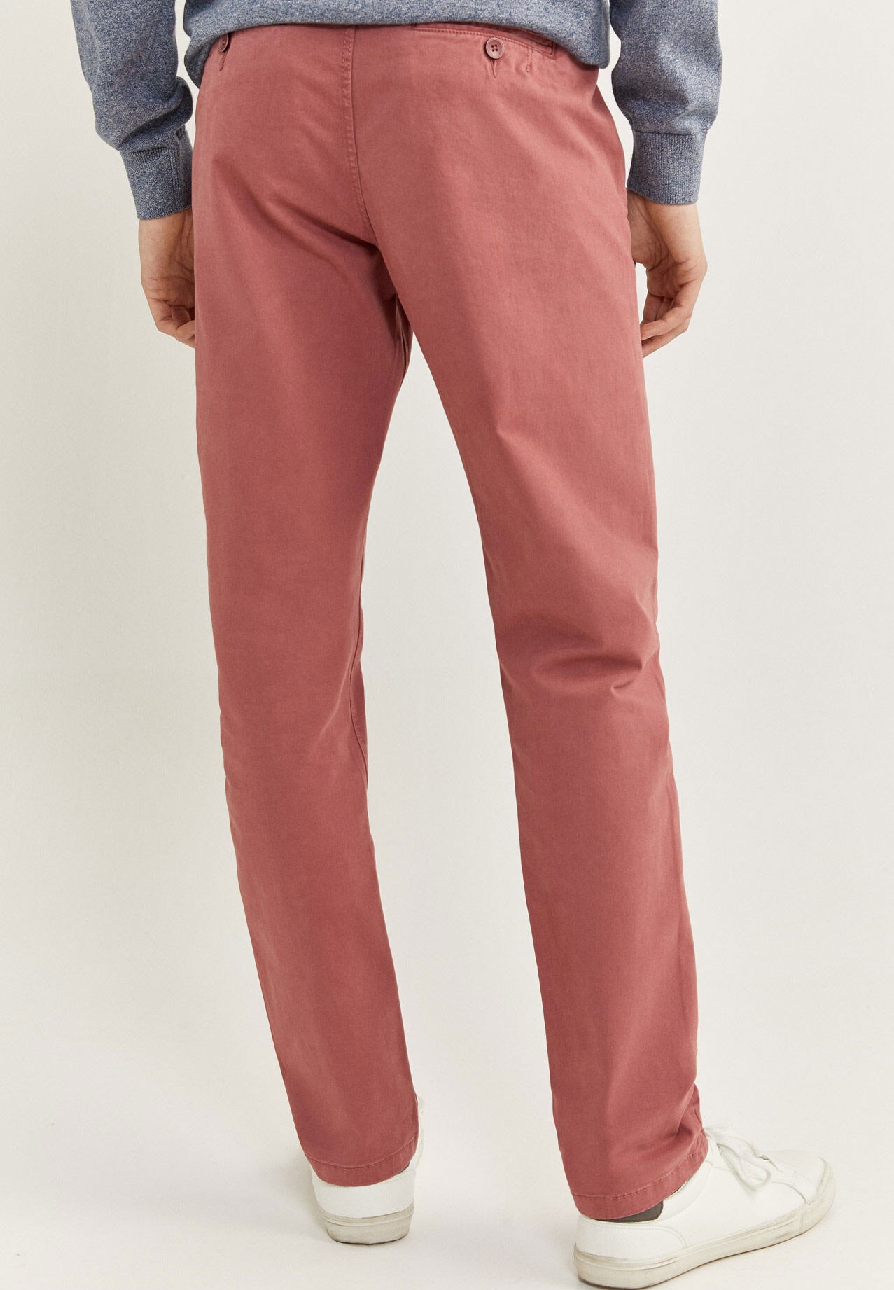 Buy Springfield Fashion Chino Pants Streight Fit Pink Pink Online Qatar ...