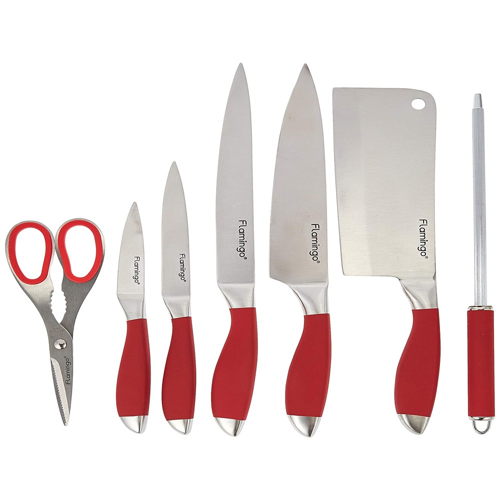 Buy Flamingo Knife Set 8Pcs Online | oman.ourshopee.com | OV6341