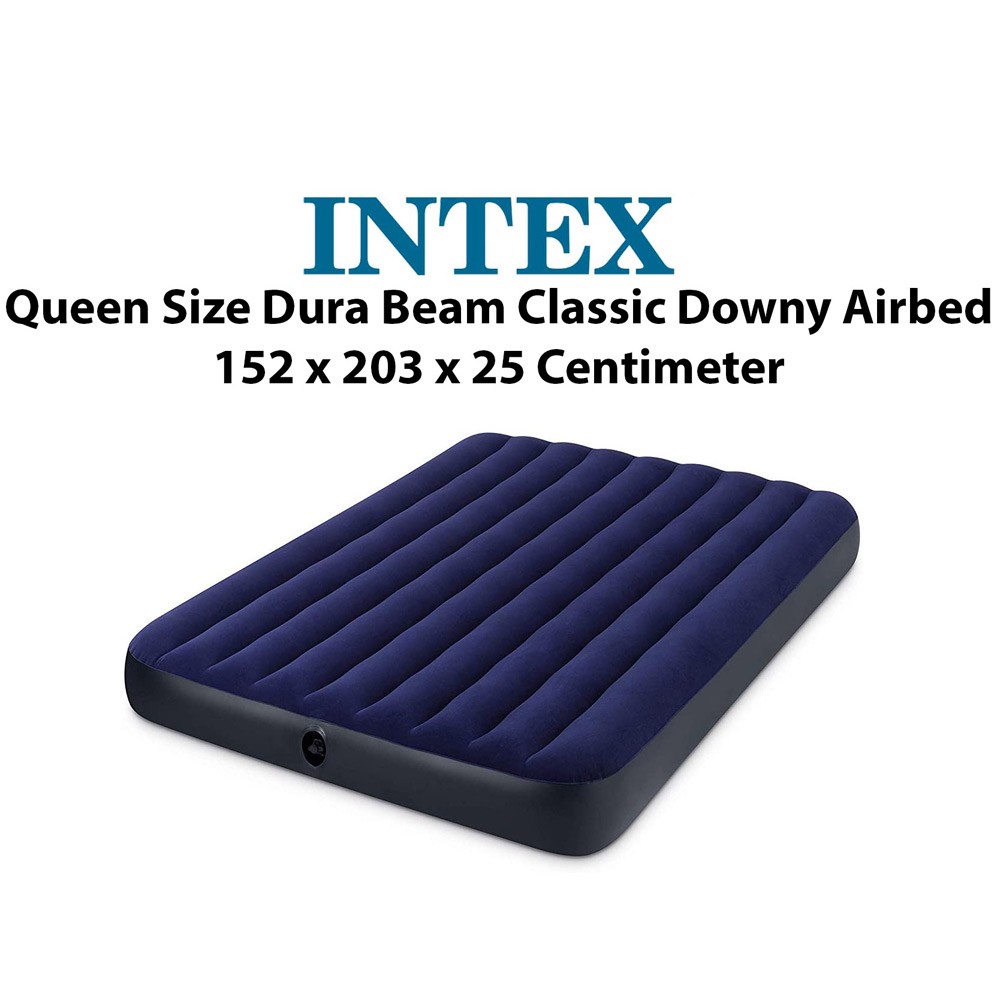 Надувной матрас intex classic downy airbed 64759