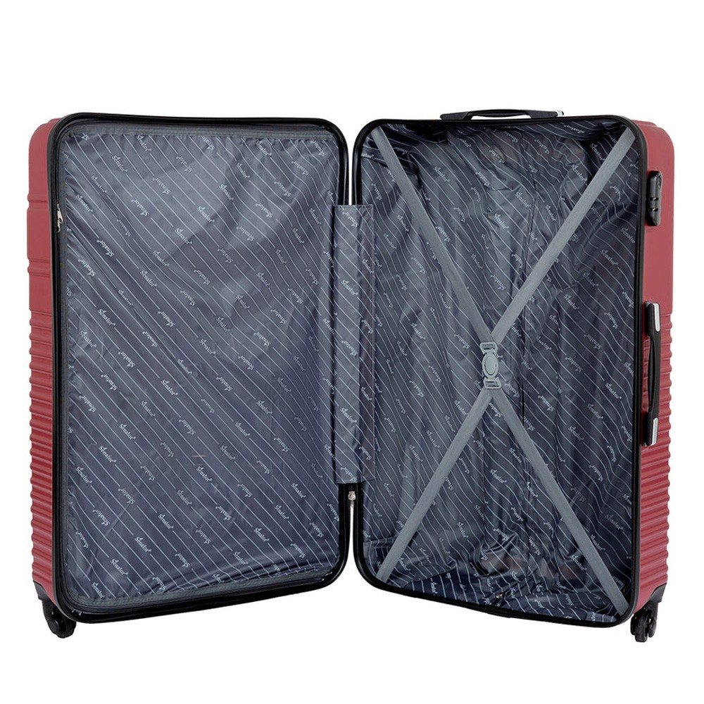 Buy TravelWay SKAFF-3-Red Suitcase Set of 3 Online Qatar, Doha ...