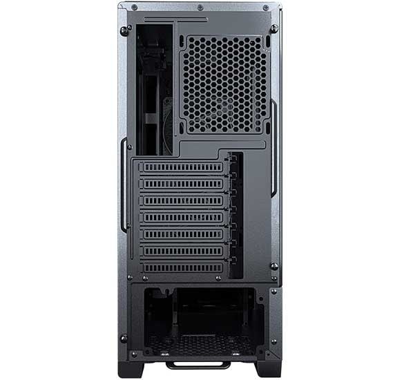 metallic gear neo qube atx mid tower case