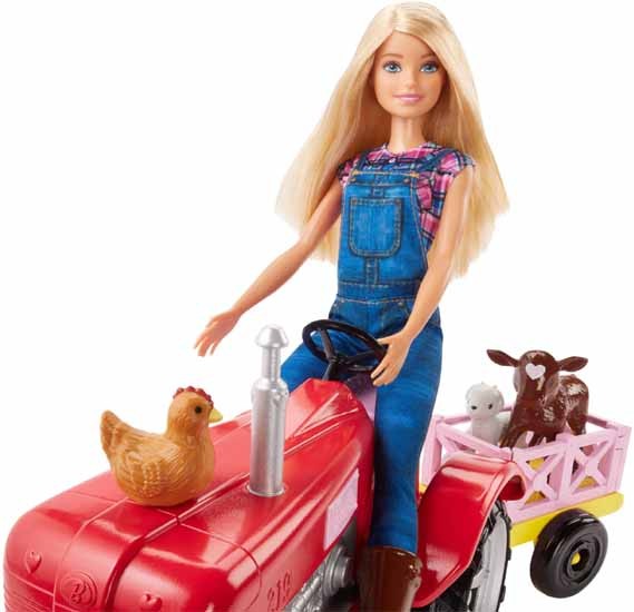 tractor barbie