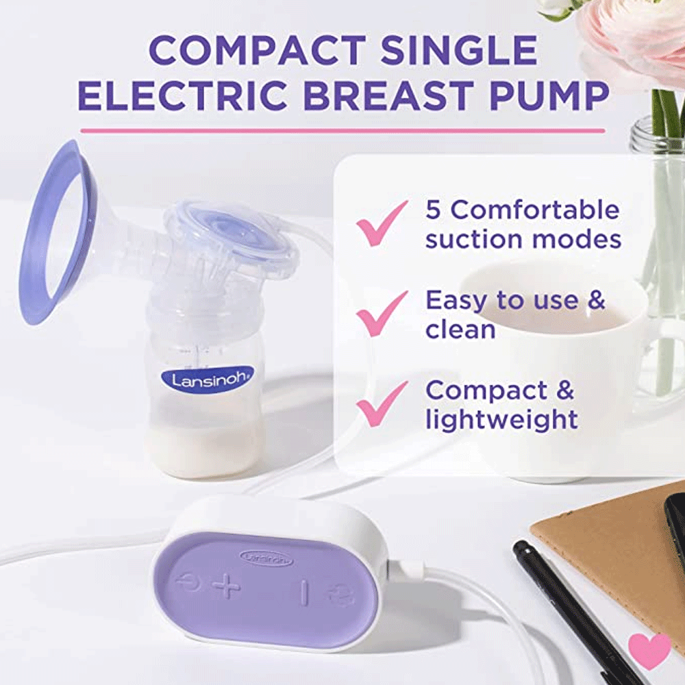 Buy Lansinoh Compact Single Electric Breast Pump Online | oman ...