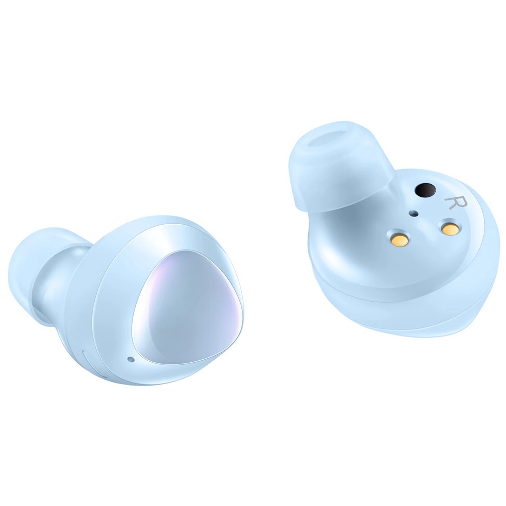 blue samsung galaxy buds plus