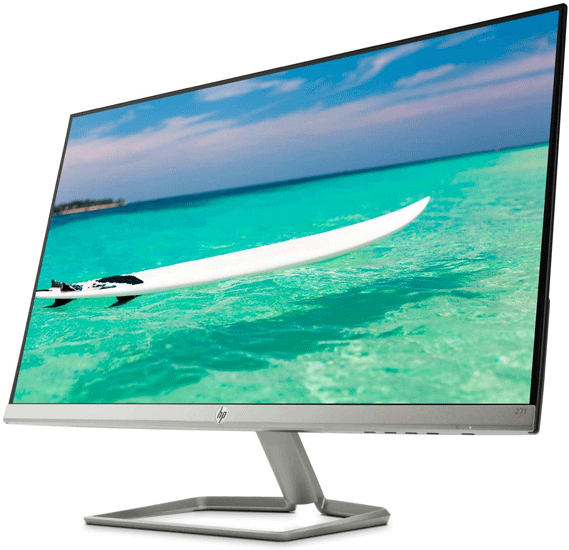 Buy HP 27-inch Ultra-Slim Full HD Computer Monitor - AMD FreeSync ...