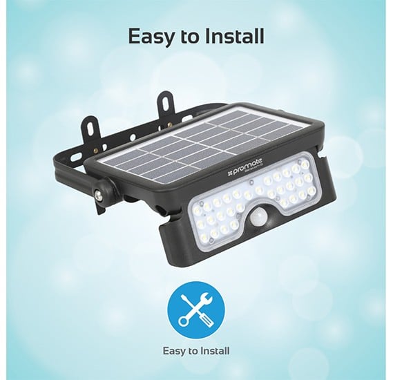 Infi Shop. Promate LED Solar Light Wireless IP65 Water-Resistant