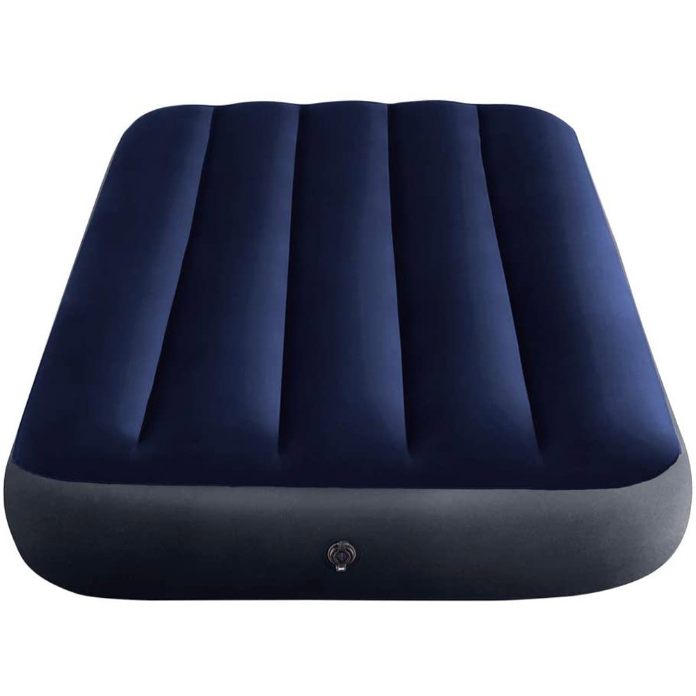 Надувной матрас intex classic downy airbed 64756 синий