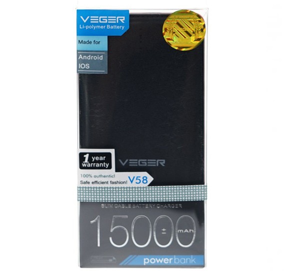 veger power bank 15000mah v58 price