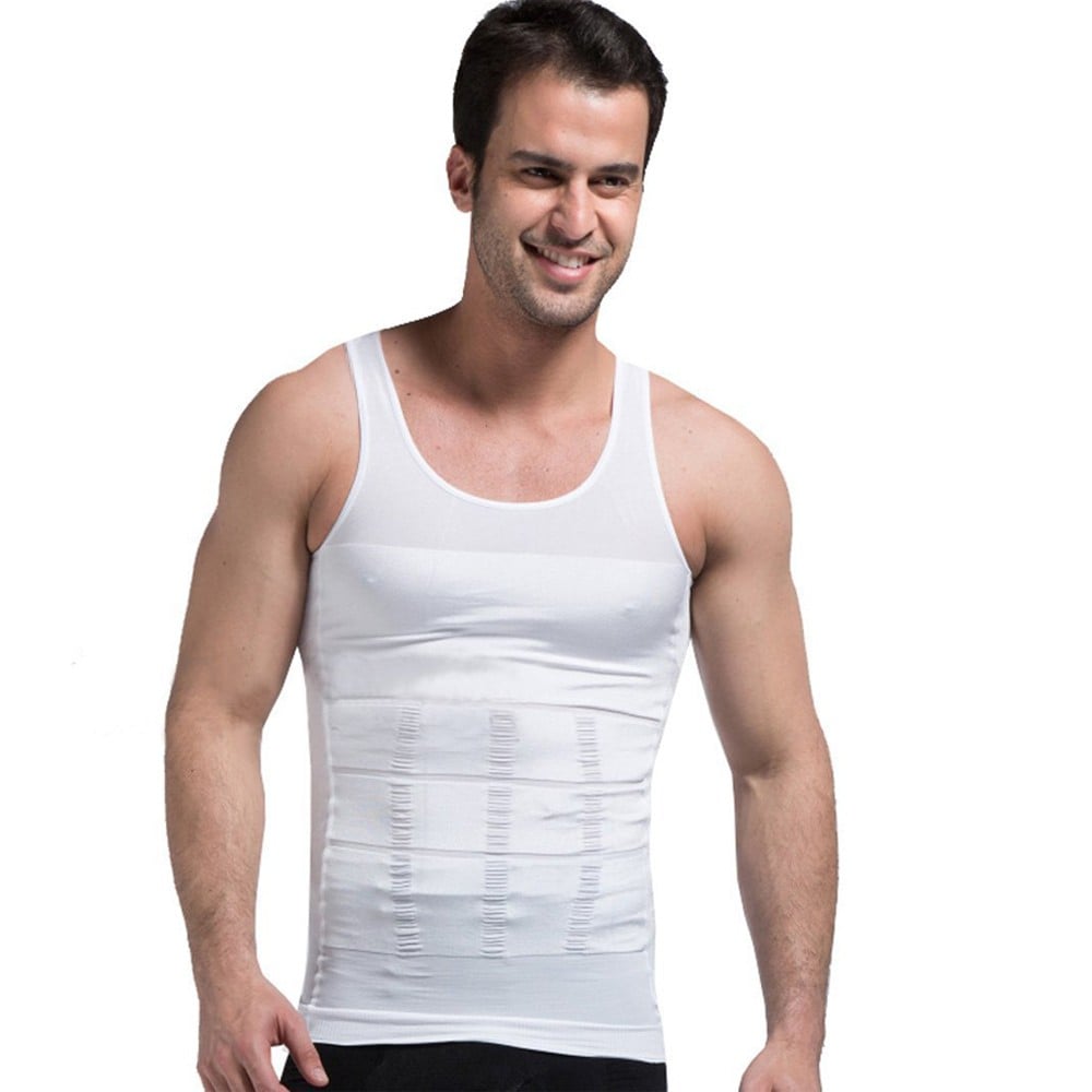 Buy Slim N Lift Slimming Shirt For Men-White White Online kuwait ...