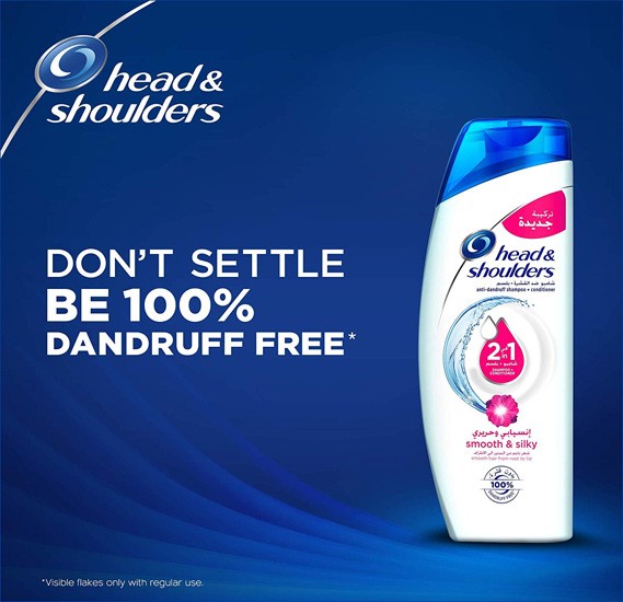Buy Head Shoulders Smooth And Silky 2in1 Anti Dandruff Shampoo 400ml