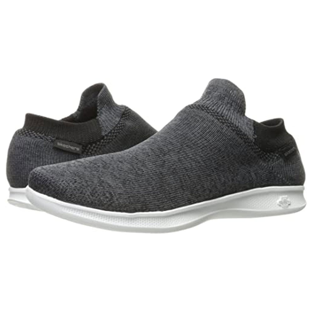 Buy Skechers Go Step Lite Ultrasock Walking Shoes for Women Gray Online ...