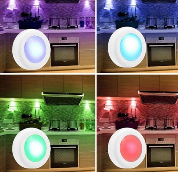 Buy RGB Puck Light Online Qatar Doha OurShopee Com ON1546   7785304295763 