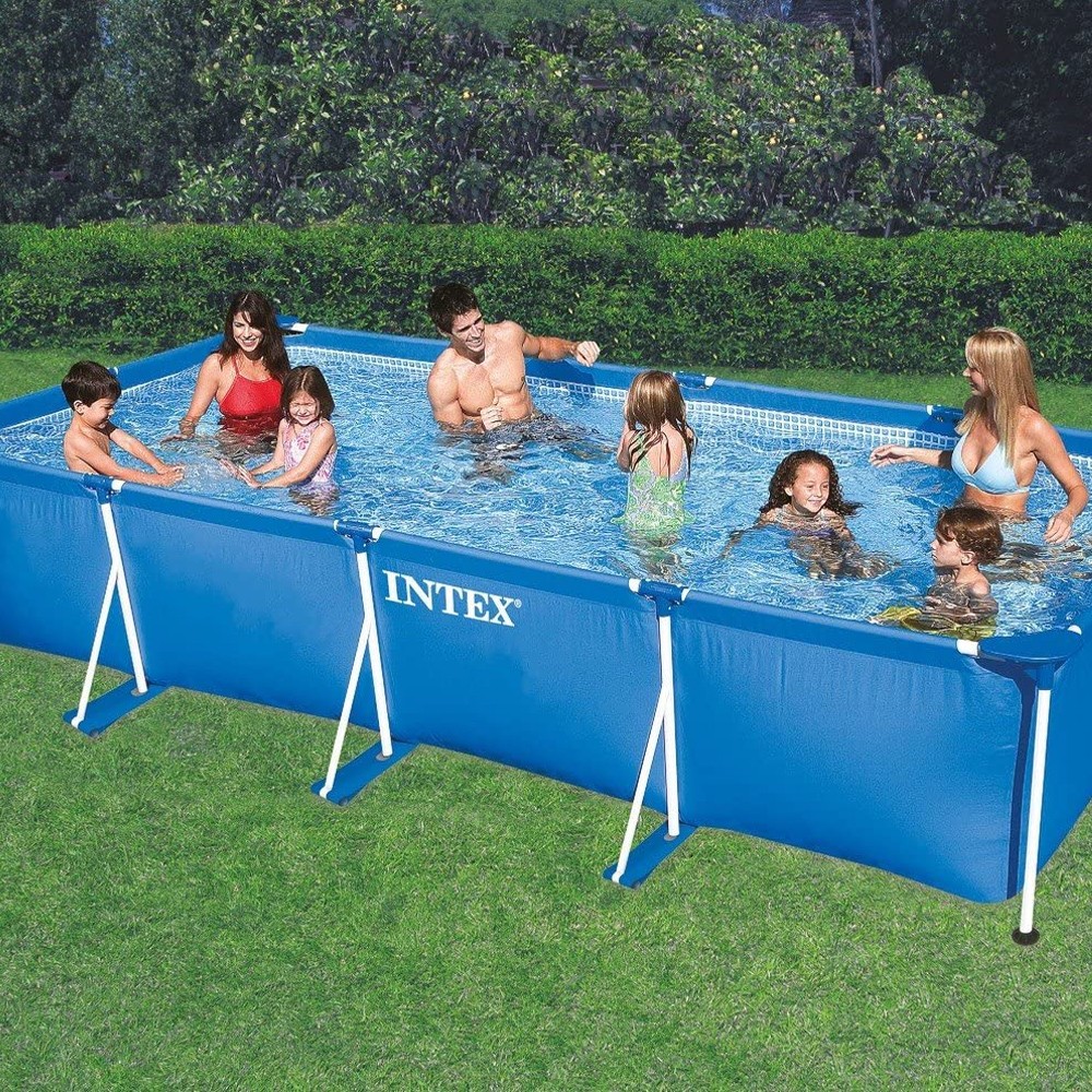 Buy INTEX Rectangular Frame Pool Online kuwait, kuwait City | OurShopee ...