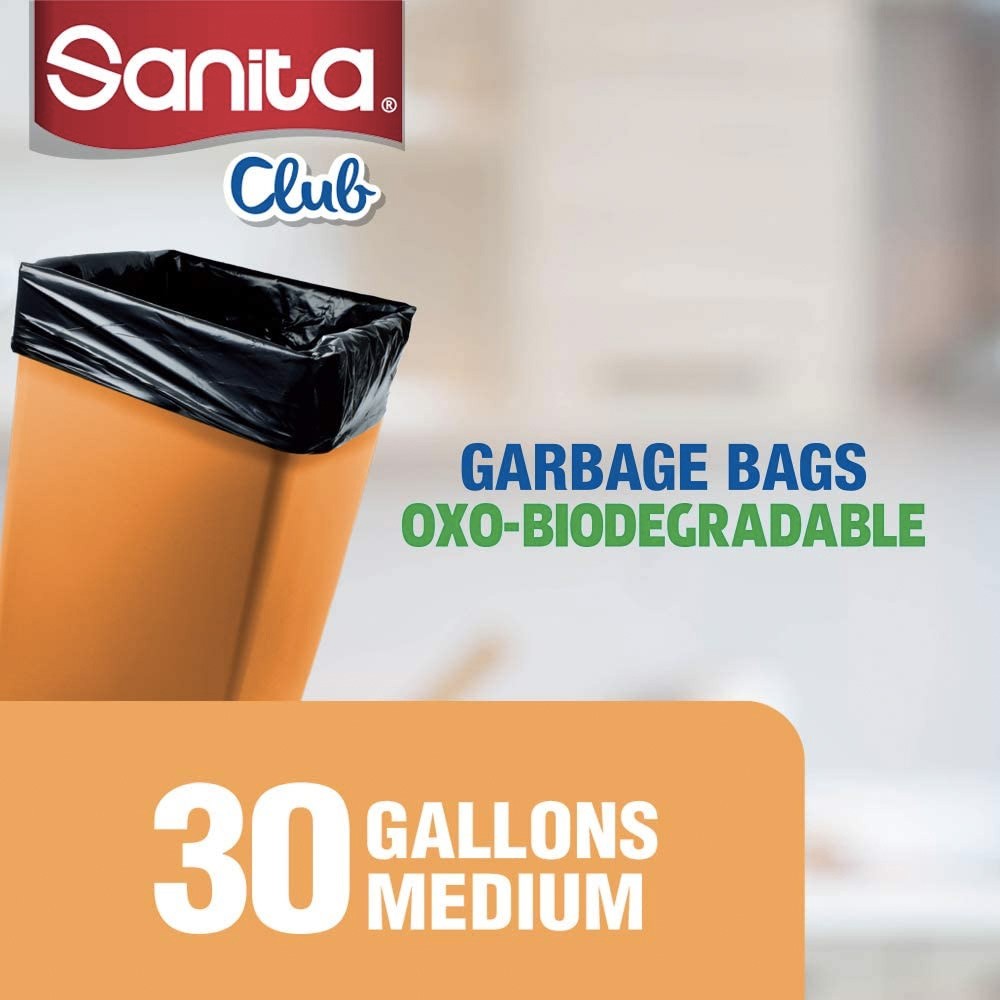 Sanita Club Trash Bags Bio Degradable 5 Gallons 130 Bags