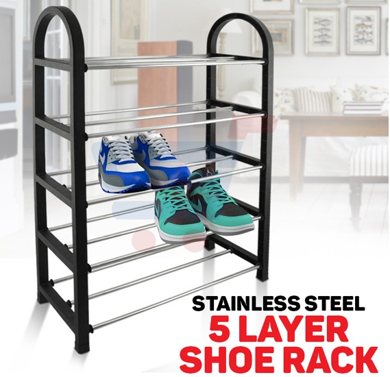 Buy In House Stainless Steel 5 Layer Shoe Rack Online Dubai Uae Ourshopee Com Ob2132